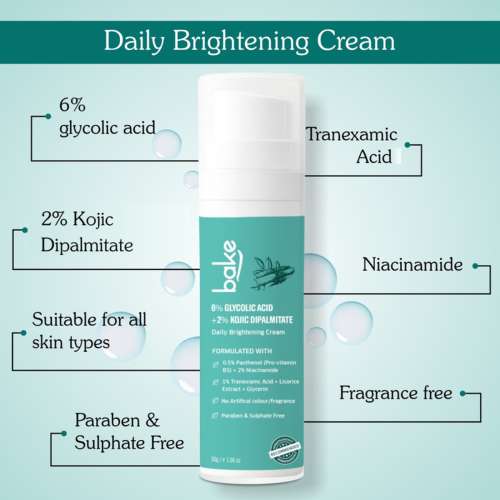 Bake Cosmetics: 6% Glycolic Acid Cream SPF 30 PA+++ (30ml)