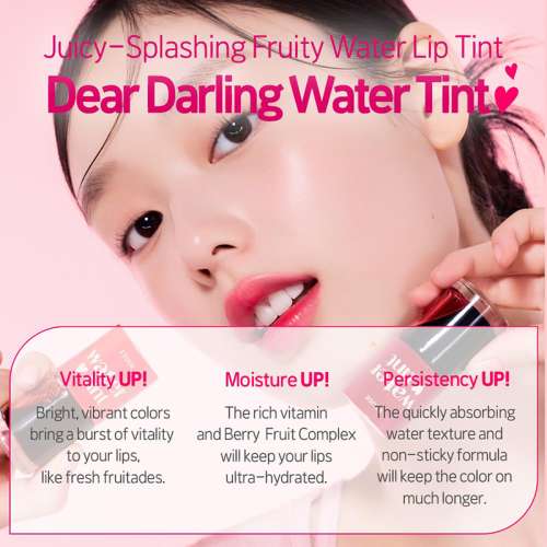 Etude: Dear Darling Water Tint 01 Strawberry Ade 9gm