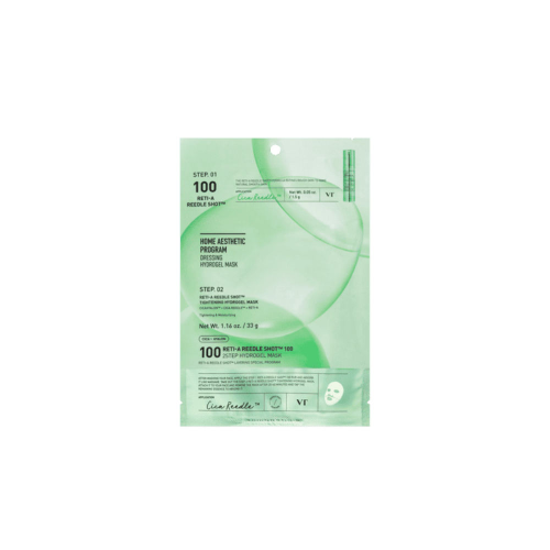 VT Cosmetics: Reti-A Reedle Shot 100 & 2-step Hydrogel Mask   33gm