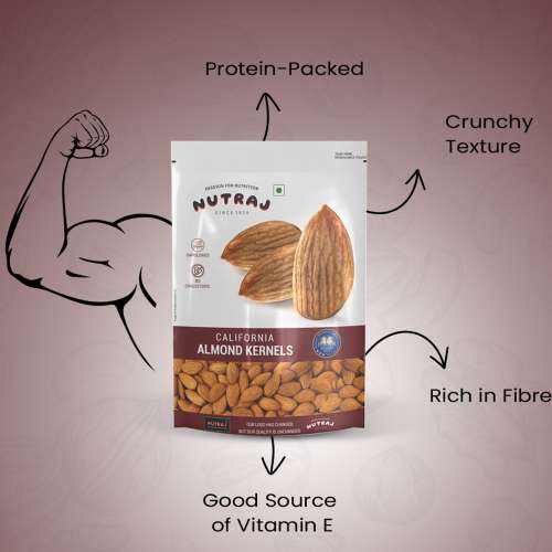 Nutraj: California Almonds - 250gm