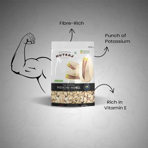 Nutraj: California Roasted & Salted Pistachios - 250gm