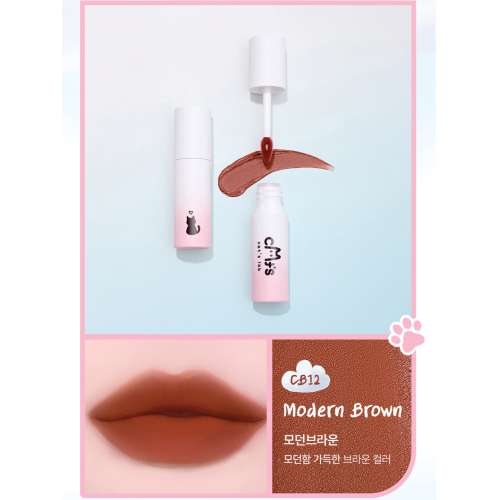 Cat's Lab: Blur Lip Velvet Tint Cb12 Modern Brown  2.5gm