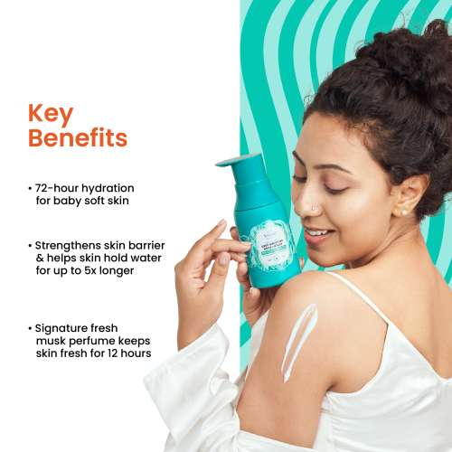 Foxtale: Hydrating Body Lotion 72 HR Hydration, Lightweight Serum-In-Lotion With Hyaluronic Acid & Ceramides   200ml Foxtale: Hydrating Body Lotion 72 HR Hydration, Lightweight Serum-In-Lotion With Hyaluronic Acid & Ceramides   200ml