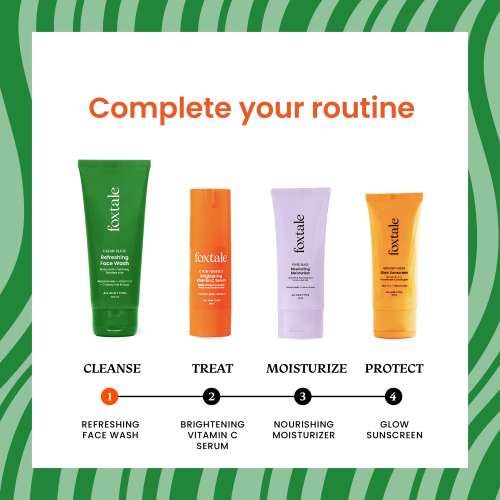 Foxtale: Refreshing Face Wash with Niacinamide & Vitamin E   100ml