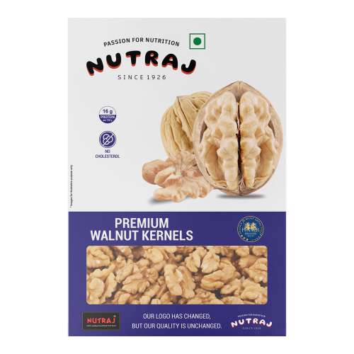 Nutraj: California Walnut Kernels 600gm (200gm x 3), Akhrot Giri, Akhrot