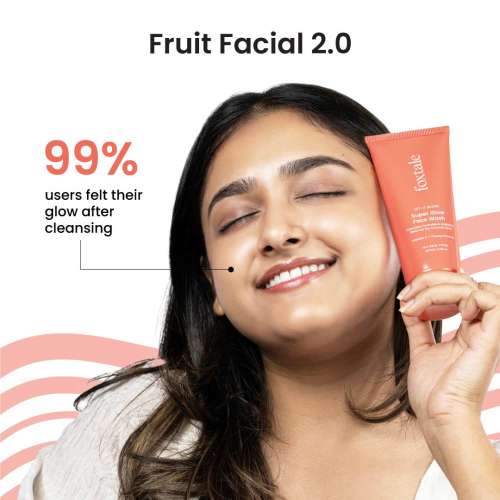 Foxtale: Super Glow Face Wash Vitamin C + Papaya Enzyme   100ml Foxtale: Super Glow Face Wash Vitamin C + Papaya Enzyme   100ml