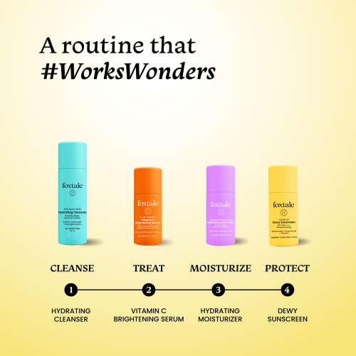 Foxtale: Dewy Sunscreen SPF 70 PA++++ With Niacinamide + Provitamin B5 + Vitamin E   15ml Foxtale: Dewy Sunscreen SPF 70 PA++++ With Niacinamide + Provitamin B5 + Vitamin E   15ml