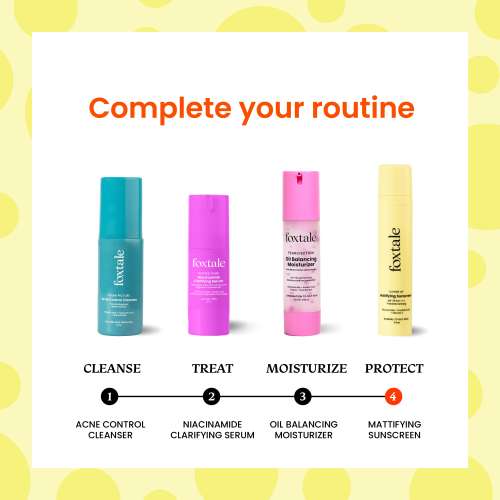 Foxtale: SPF 70 Gel-Cream Sunscreen for Oily Skin with PA++++ & Niacinamide   50ml Foxtale: SPF 70 Gel-Cream Sunscreen for Oily Skin with PA++++ & Niacinamide   50ml