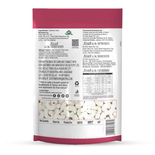 Nutraj: Cashew (Kaju) 500gm (250gm x 2)
