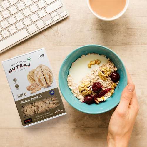 Nutraj: Gold Walnut Kernels - Pack of 2 - 250gm each