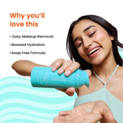 Foxtale: Hydrating Cleanser And Make-Up Remover, With Hyaluronic Acid   100ml Foxtale: Hydrating Cleanser And Make-Up Remover, With Hyaluronic Acid   100ml
