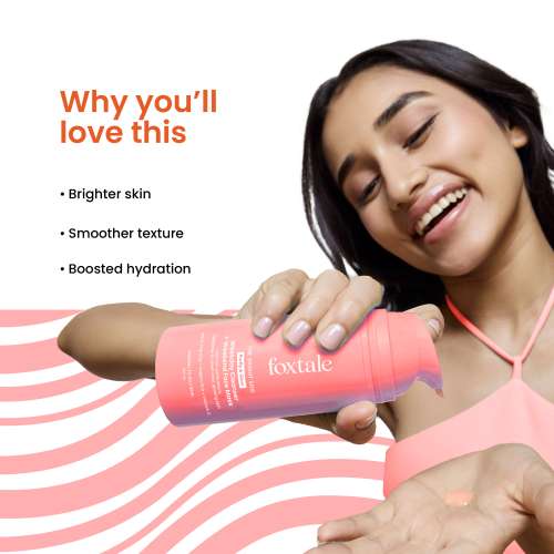 Foxtale: Purify & Glow Cleanser + Mask With French Pink Clay & Sodium 100ml