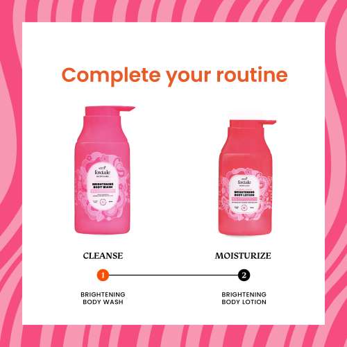 Foxtale: Brightening Body Wash With Glycolic Acid & Niacinamide For Glowing Skin   250ml