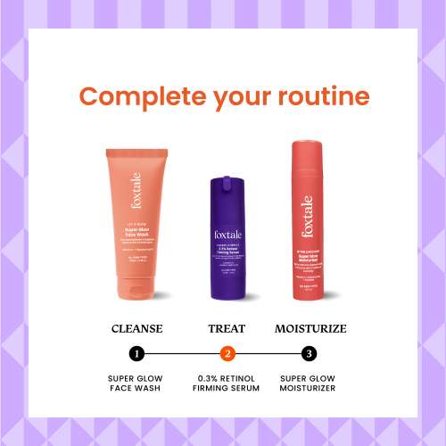 Foxtale: Course Correct 0.3% Retinol Firming Serum  30ml Foxtale: Course Correct 0.3% Retinol Firming Serum  30ml