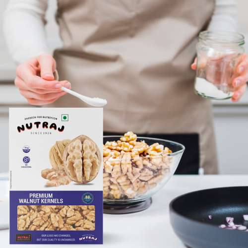 Nutraj: California Walnut Kernels 600gm (200gm x 3), Akhrot Giri, Akhrot