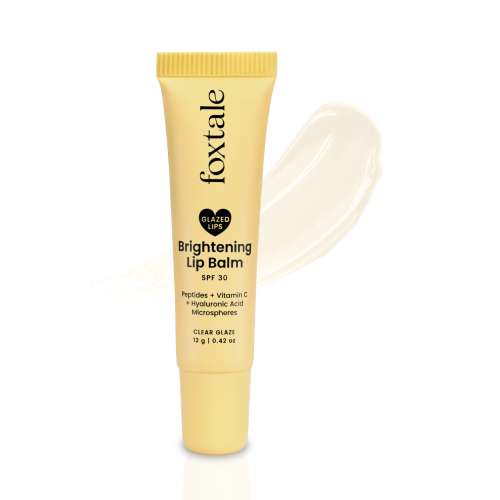 Foxtale: Brightening Lip Balm With Peptides, Vitamin C & Hyaluronic Acid - Clear Glaze 12ml