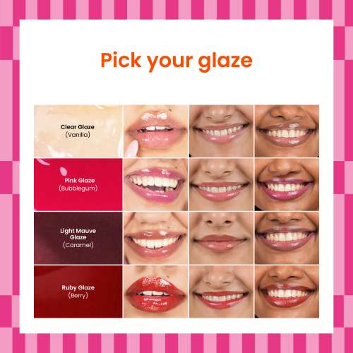 Foxtale: Brightening Lip Balm With Peptides, Vitamin C & Hyaluronic Acid Bubblegum Pink Glaze  12ml