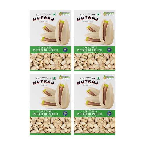 Nutraj: Pistachios Inshell Roasted Salted 200gm, Pista