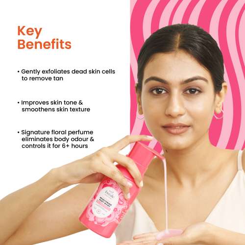 Foxtale: Brightening Body Wash With Glycolic Acid & Niacinamide For Glowing Skin   250ml