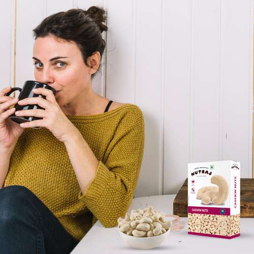 Nutraj: Cashew Nuts (Plain) W240 - 200gm