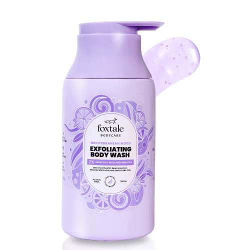 Foxtale: Exfoliating Body Wash 2% Salicylic Acid & Zinc PCA, Reduces Body Acne & Smoothens Skin   250ml Foxtale: Exfoliating Body Wash 2% Salicylic Acid & Zinc PCA, Reduces Body Acne & Smoothens Skin   250ml
