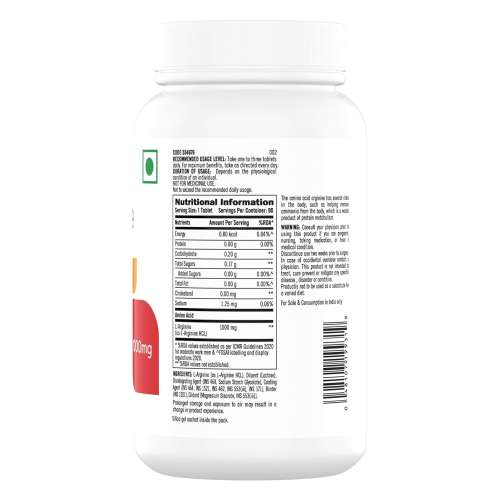 GNC: L-Arginine 1000mg    90 Tablets GNC: L-Arginine 1000mg    90 Tablets