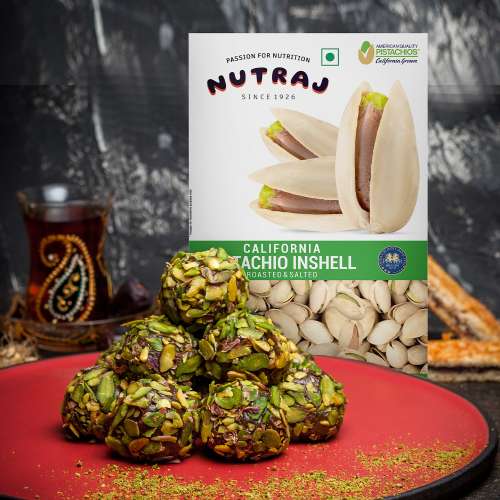 Nutraj: Pistachios Inshell Roasted Salted 200gm, Pista