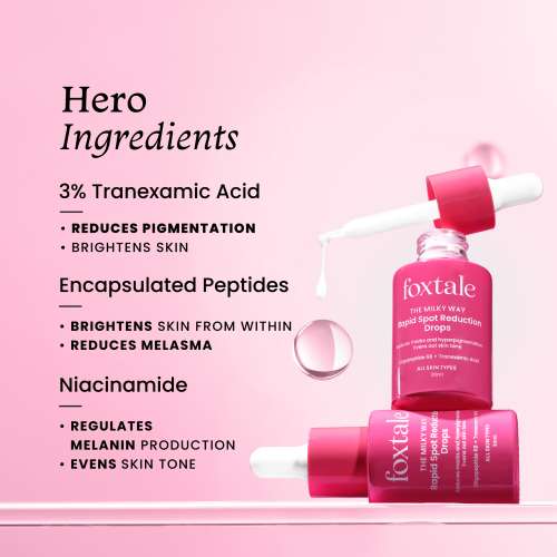 Foxtale: Rapid Spot Reduction Drops With 3% Tranexamic Acid & Niacinamide   30ml