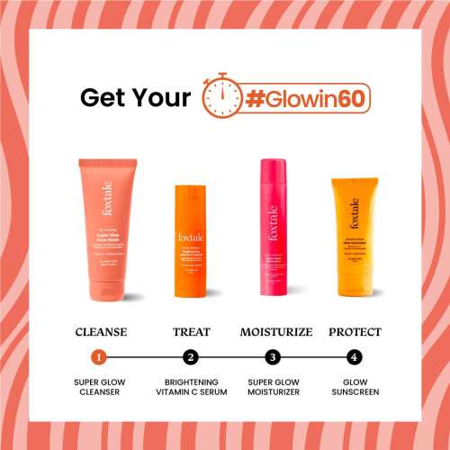 Foxtale: Super Glow Face Wash Vitamin C + Papaya Enzyme   100ml Foxtale: Super Glow Face Wash Vitamin C + Papaya Enzyme   100ml