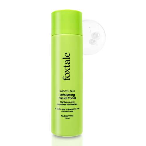 Foxtale: Exfoliating Toner with 5% Latic Acid & Niacinamide   150ml Foxtale: Exfoliating Toner with 5% Latic Acid & Niacinamide   150ml
