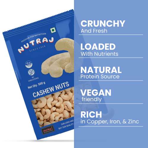 Nutraj: Cashew (Kaju) 500gm