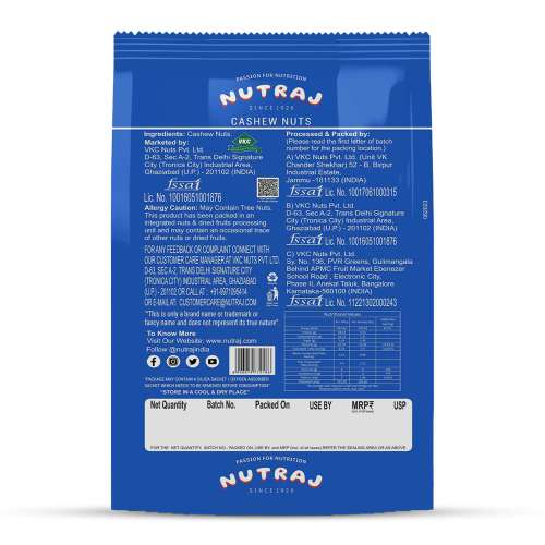 Nutraj: Cashew (Kaju) 500gm