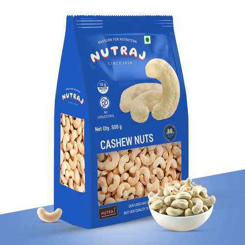 Nutraj: Cashew (Kaju) 1 Kg (500gm x 2)