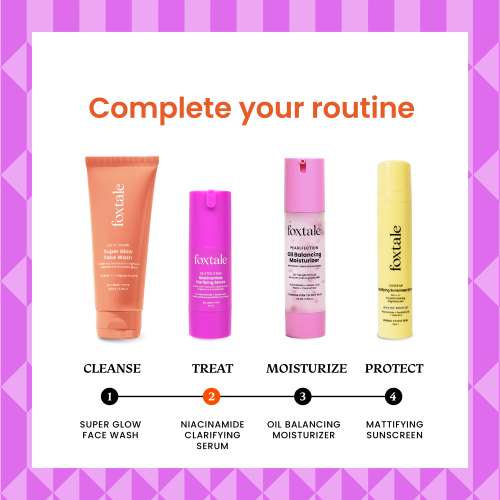 Foxtale: 12% Niacinamide Serum with Azelaic Acid for Oil Control & Brightening   30ml Foxtale: 12% Niacinamide Serum with Azelaic Acid for Oil Control & Brightening   30ml