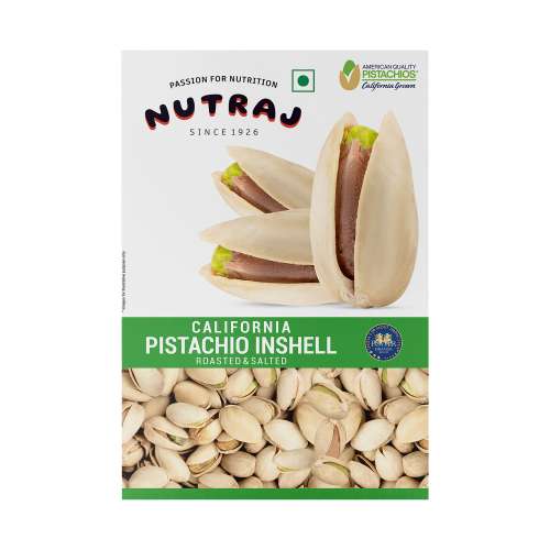 Nutraj: Pistachios Inshell Roasted Salted 200gm, Pista