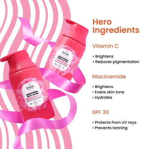 Foxtale: Brightening Body Lotion SPF 30 With Niacinamide & Vitamin C    200ml Foxtale: Brightening Body Lotion SPF 30 With Niacinamide & Vitamin C    200ml