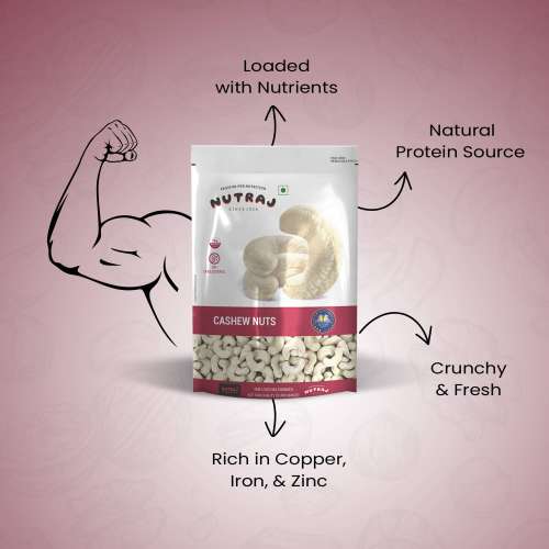 Nutraj: Cashew (Kaju) 500gm (250gm x 2)