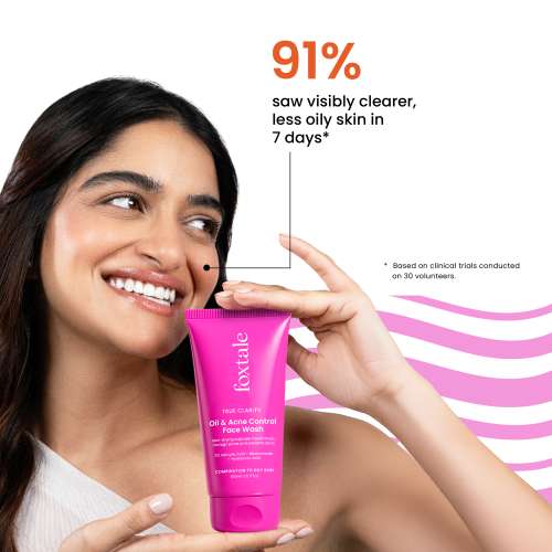 Foxtale: True Clarity Oil And Acne Control Face Wash  150ml Foxtale: True Clarity Oil And Acne Control Face Wash  150ml
