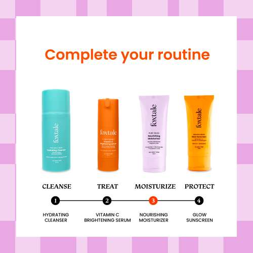 Foxtale: Nourishing Ceramide Moisturiser for 72hrs of Hydrated, Glowing Skin   50ml