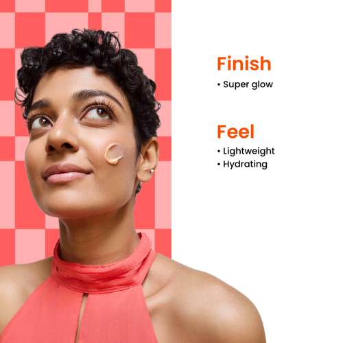 Foxtale: Vitamin-C Super Glow Moisturiser With Niacinamide & Peptides  50ml