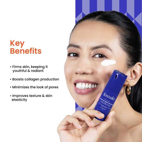 Foxtale: 0.15% Encapsulated Retinol Night Serum Boosts Collagen    30ml