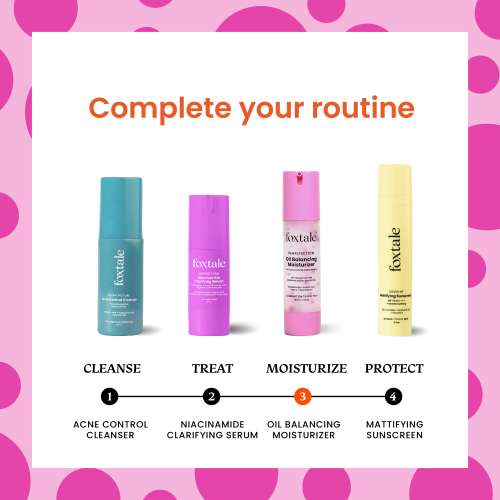 Foxtale: Oil Balancing Moisturizer Azelaic Acid & Niacinamide  50ml Foxtale: Oil Balancing Moisturizer Azelaic Acid & Niacinamide  50ml