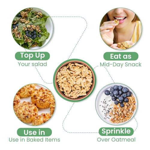 Nutraj: California Walnut Kernels - Pack of 2 - 250gm each