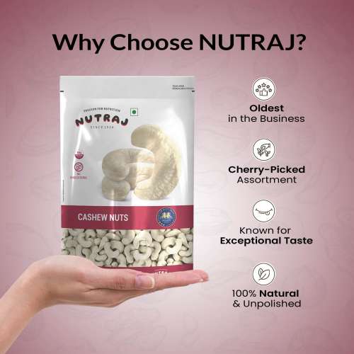 Nutraj: Cashew (Kaju) 500gm (250gm x 2)