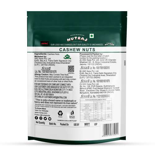 Nutraj: cashew (Kaju) 400gm
