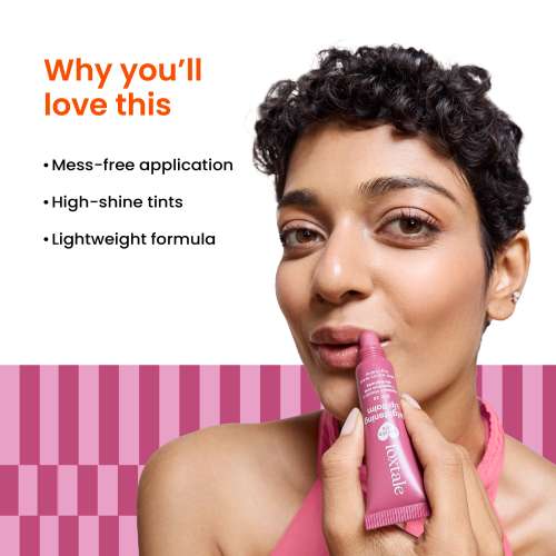 Foxtale: Brightening Lip Balm With Peptides, Vitamin C & Hyaluronic Acid - Light Mauve Glaze 12ml