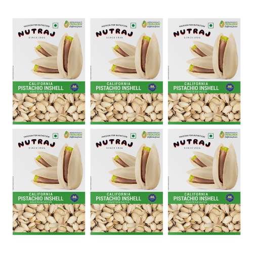 Nutraj: Pistachios Inshell Roasted Salted 200gm, Pista