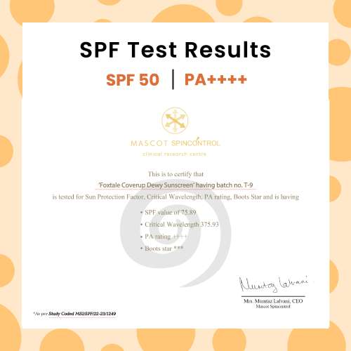 Foxtale: Glow Sunscreen SPF 50 PA++++ with Vitamin C & Niacinamide for a Dewy Glow  50ml Foxtale: Glow Sunscreen SPF 50 PA++++ with Vitamin C & Niacinamide for a Dewy Glow  50ml