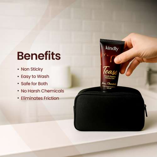 Kindly Health: Tease Chocolate Favoured Lubes for Men   100ml 