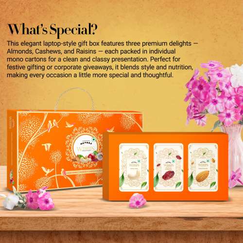 Nutraj: Wishes Birds of Bliss   300gm Diwali Gift Box
